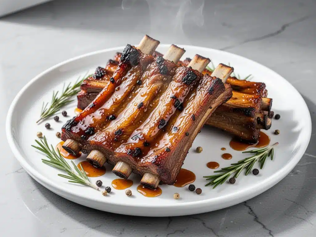 Brown Sugar Bourbon Glazed Grilled Ribs: Easy Perfect Recipe 4 brown sugar bourbon glazed grilled ribs preparation steps