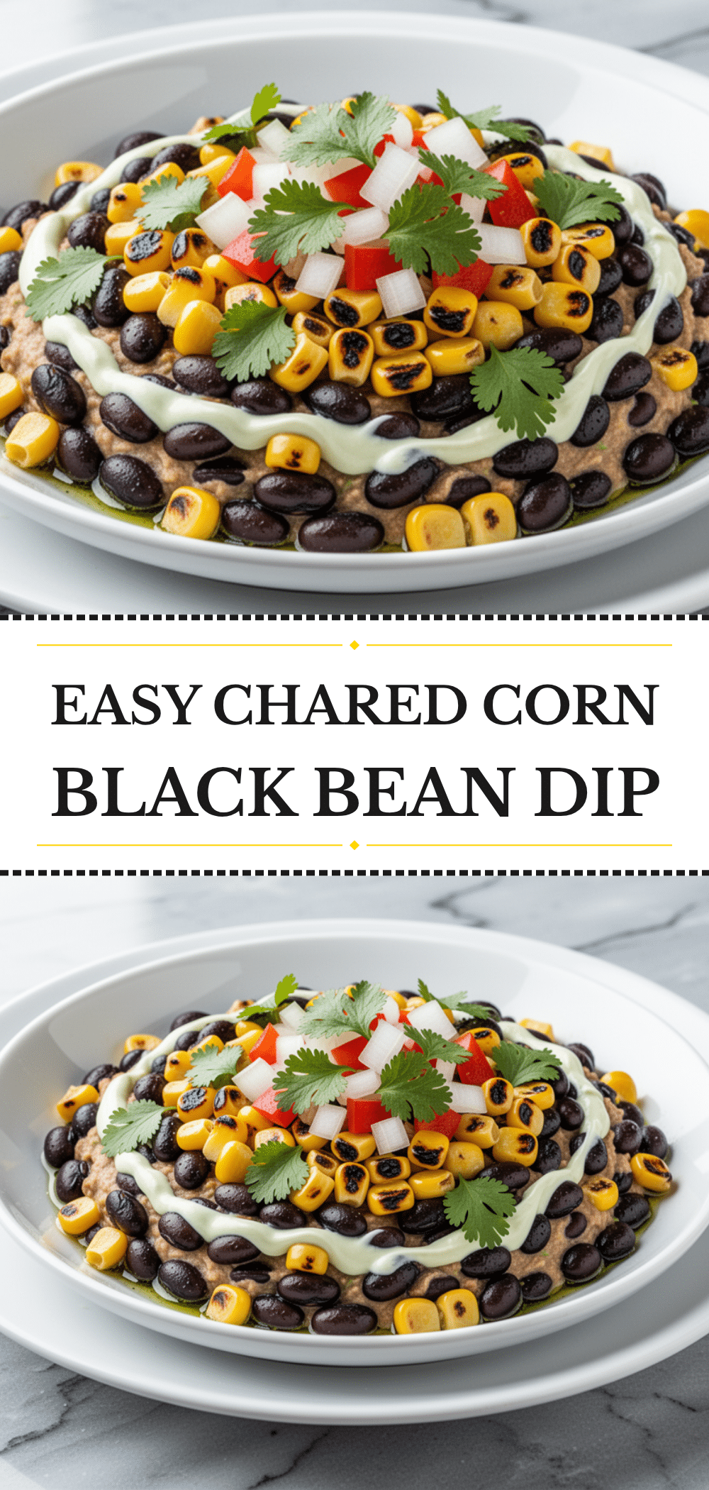 Labor Day Charred Corn and Black Bean Dip: 5-Step Party Favorite 5 Charred Corn and Black Bean Dip recipe