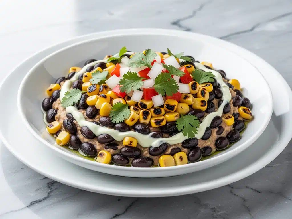 Charred Corn and Black Bean Dip - featured image