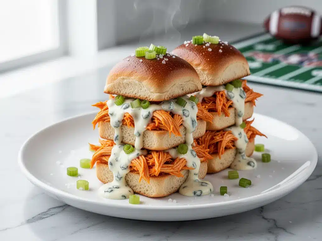 Game Day Buffalo Chicken Sliders: Easy Weeknight Recipe 4 Game Day Buffalo Chicken Sliders preparation steps
