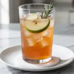 spiked apple cider margarita - featured image