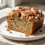 banana bread with cinnamon streusel - featured image