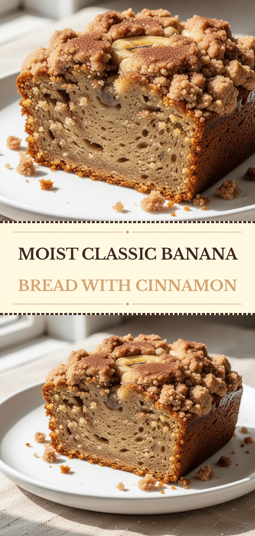 Classic Banana Bread with Cinnamon Streusel: Best Easy Recipe 5 banana bread with cinnamon streusel recipe