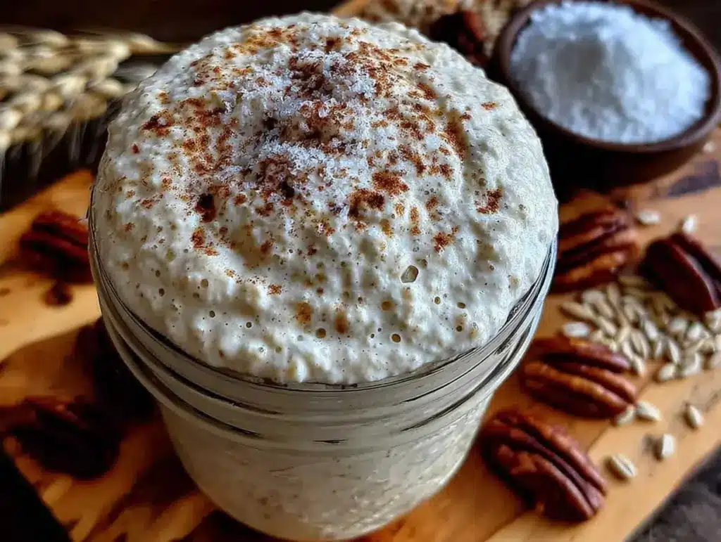 Beginner Sourdough Starter No Discard Recipe - featured image