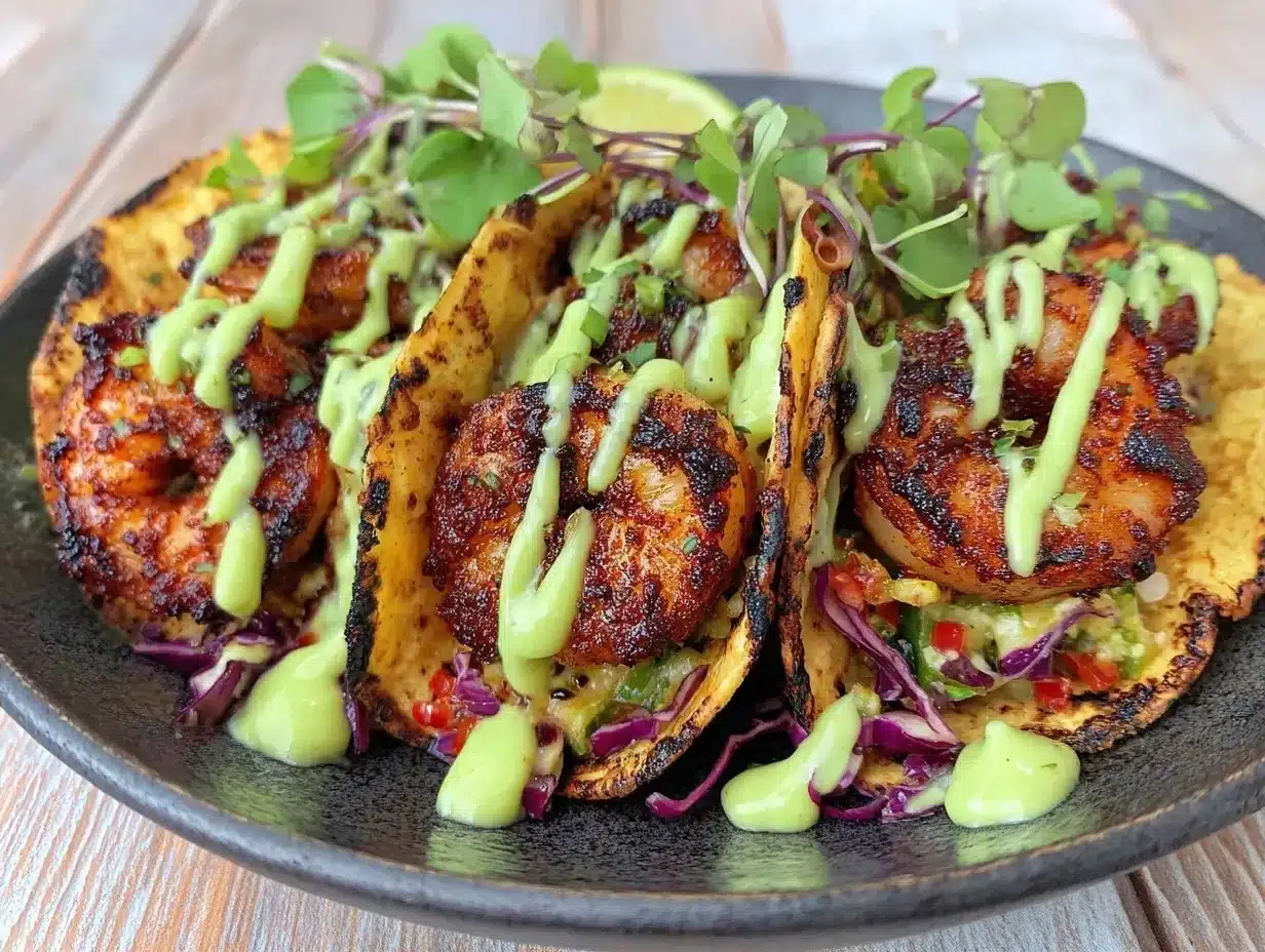 Blackened Shrimp Tacos: Easy Self-Care Dinner 4 blackened shrimp tacos preparation steps