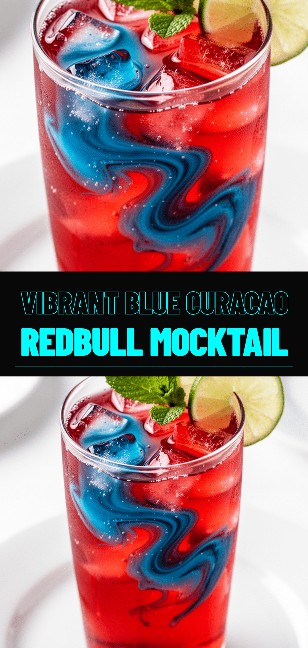 Blue Curacao Redbull Mocktail: 10 Best Party Drinks 5 Blue Curacao Red Bull Mocktail recipe