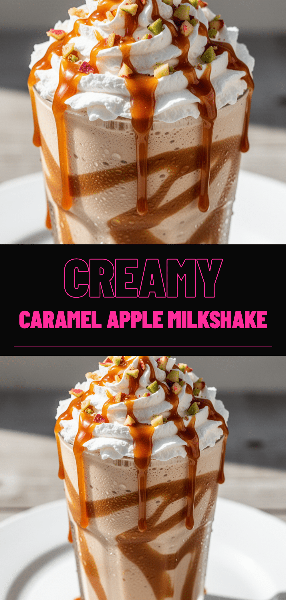 Caramel Apple Milkshake: 5-Min Easy Cozy Fall Drink 5 Caramel Apple Milkshake recipe