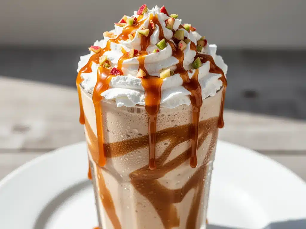 Caramel Apple Milkshake - featured image