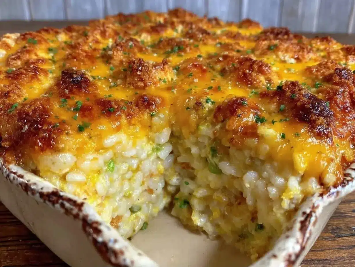 Cheesy Chicken Broccoli Rice Casserole: 1-Person Budget Meal 4 cheesy chicken broccoli rice casserole preparation steps