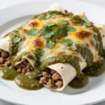 cheesy ground turkey enchiladas - featured image