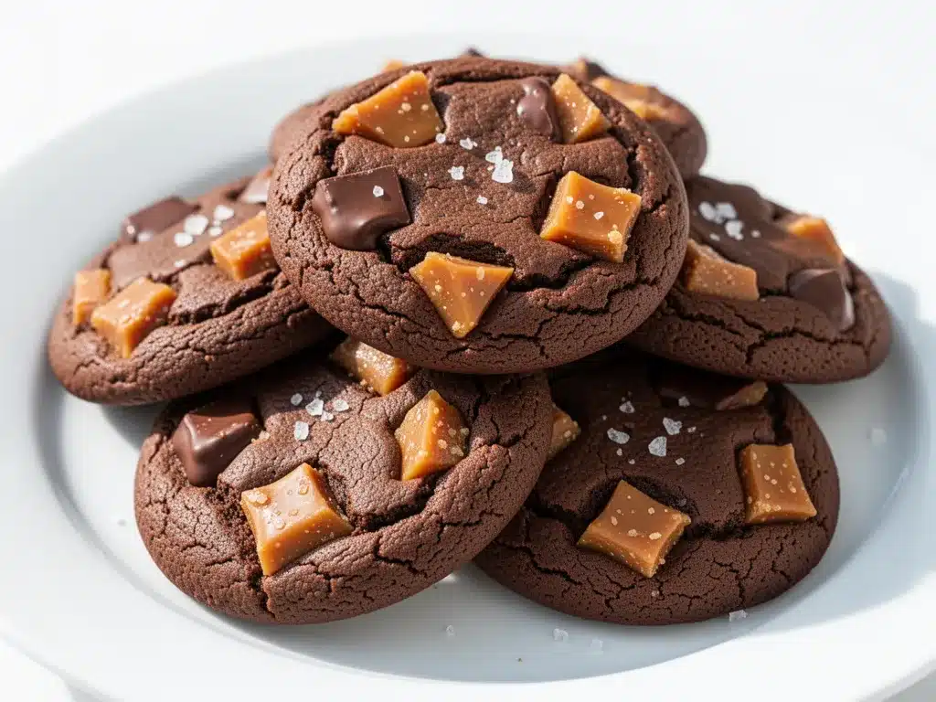Chewy Chocolate Toffee Cookies: Easy 5-Ingredient Recipe 4 chewy chocolate toffee cookies preparation steps