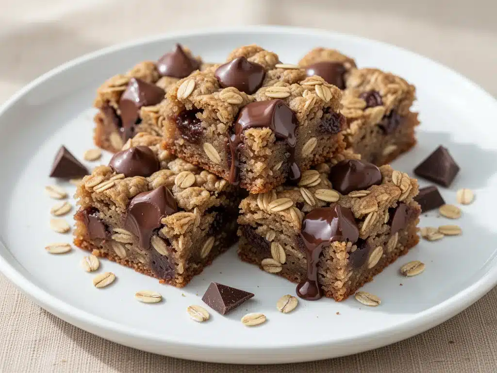 Home 8 chewy oatmeal dessert bars - featured image