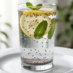 chia seed infused water - featured image