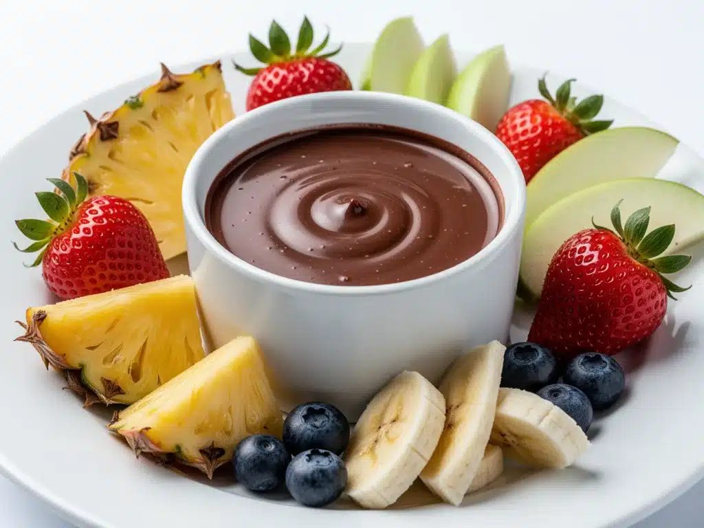 chocolate dessert fondue - featured image