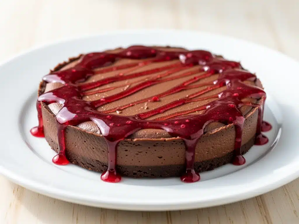 Home 5 chocolate raspberry tart - featured image