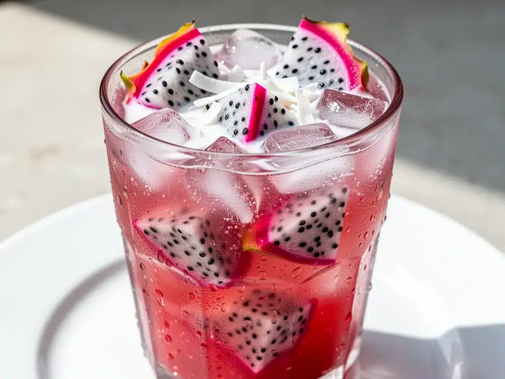 Copycat Starbucks Dragonfruit Refresher: 3-Ingredient Icy Summer Drink 4 Copycat Starbucks Dragonfruit Refresher preparation steps