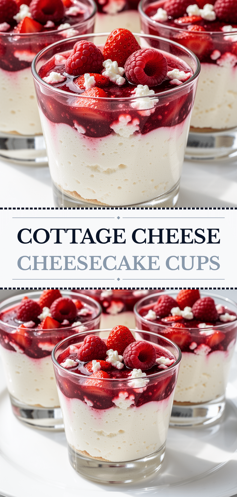 Cottage Cheese Cheesecake Cups: Best High Protein Dessert 5 cottage cheese cheesecake cups recipe