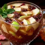 Cozy Fall Caramel Apple Sangria - featured image