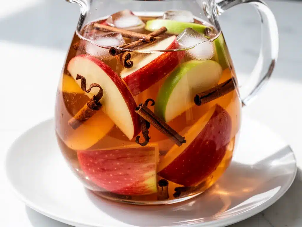 Cozy Fall Cider Sangria: Easy Party Drink Recipe 4 cozy fall cider sangria preparation steps