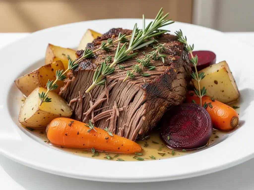 Cozy Fall Pot Roast: Easy Slow Cooker Dinner 4 cozy fall pot roast preparation steps