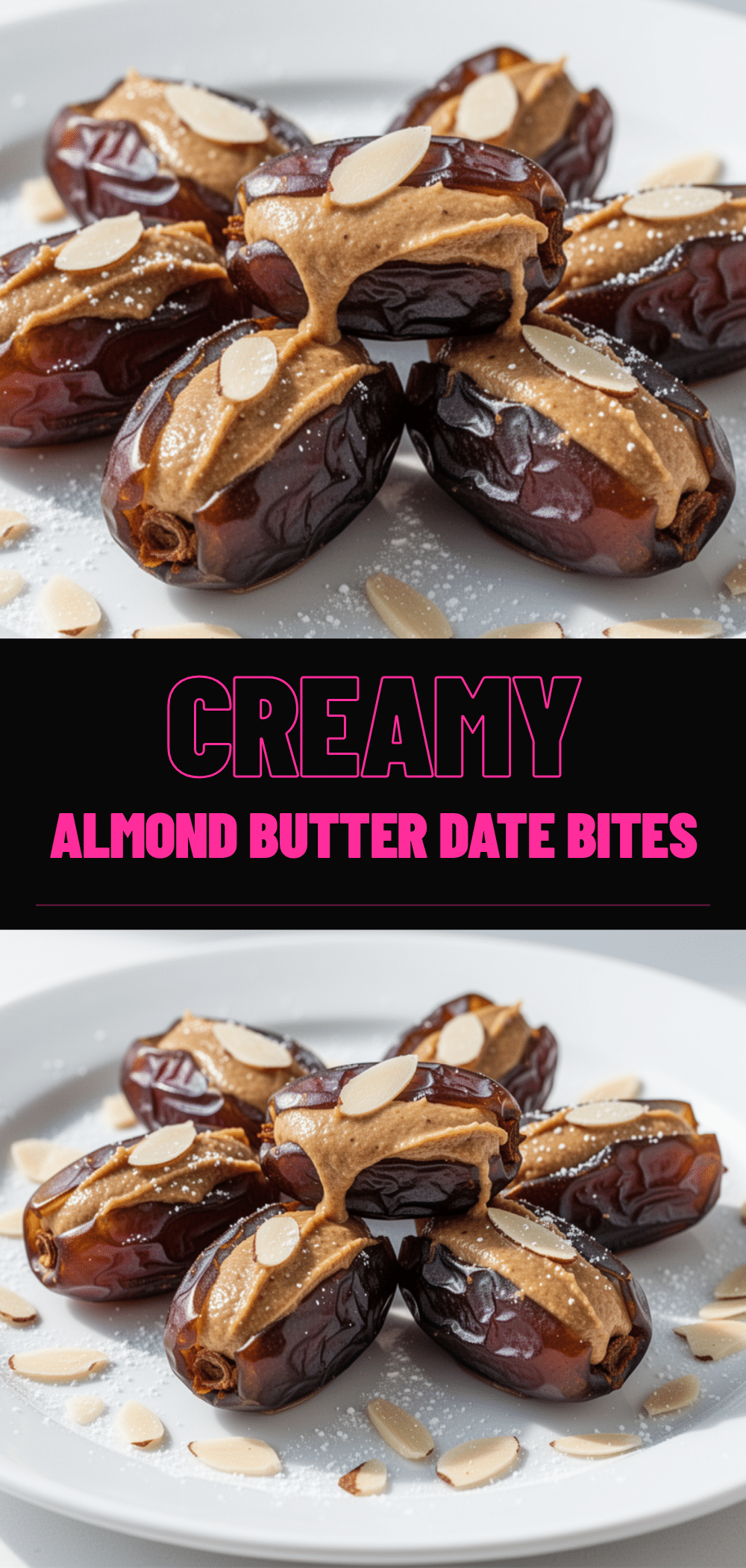Creamy Almond Butter Stuffed Dates: 5-Min No Bake Snack 5 creamy almond butter stuffed dates recipe