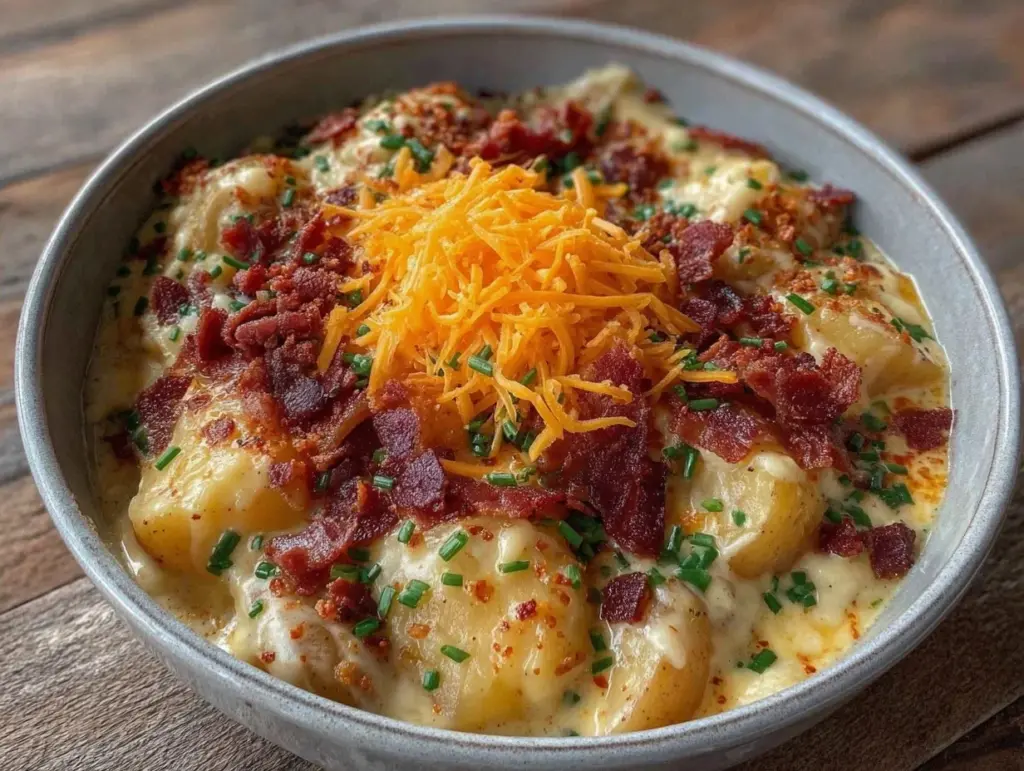 Creamy Cheeseburger Potato Soup - featured image
