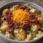 Creamy Cheeseburger Potato Soup - featured image