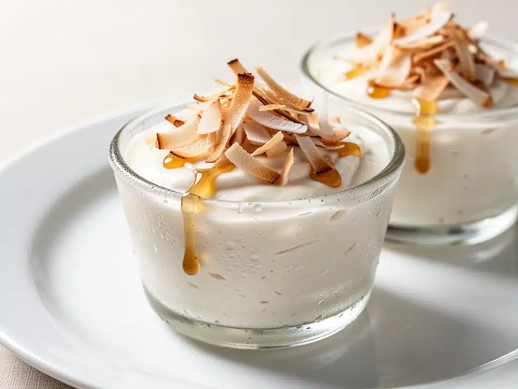Creamy Coconut Dessert Cups: 5-Min Vegan Treat 4 creamy coconut dessert cups preparation steps