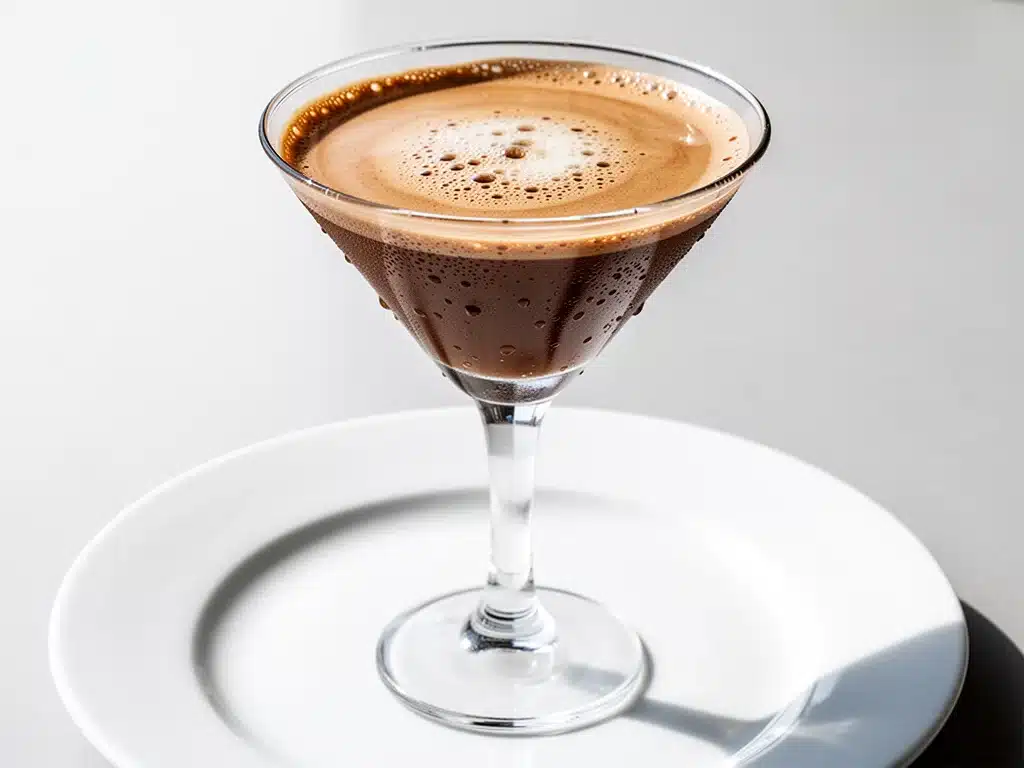 creamy espresso martini - featured image