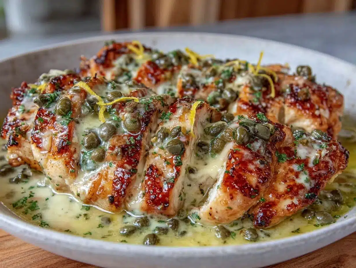 Creamy Lemon Butter Chicken Piccata: 30 Min 4 creamy lemon butter chicken piccata preparation steps