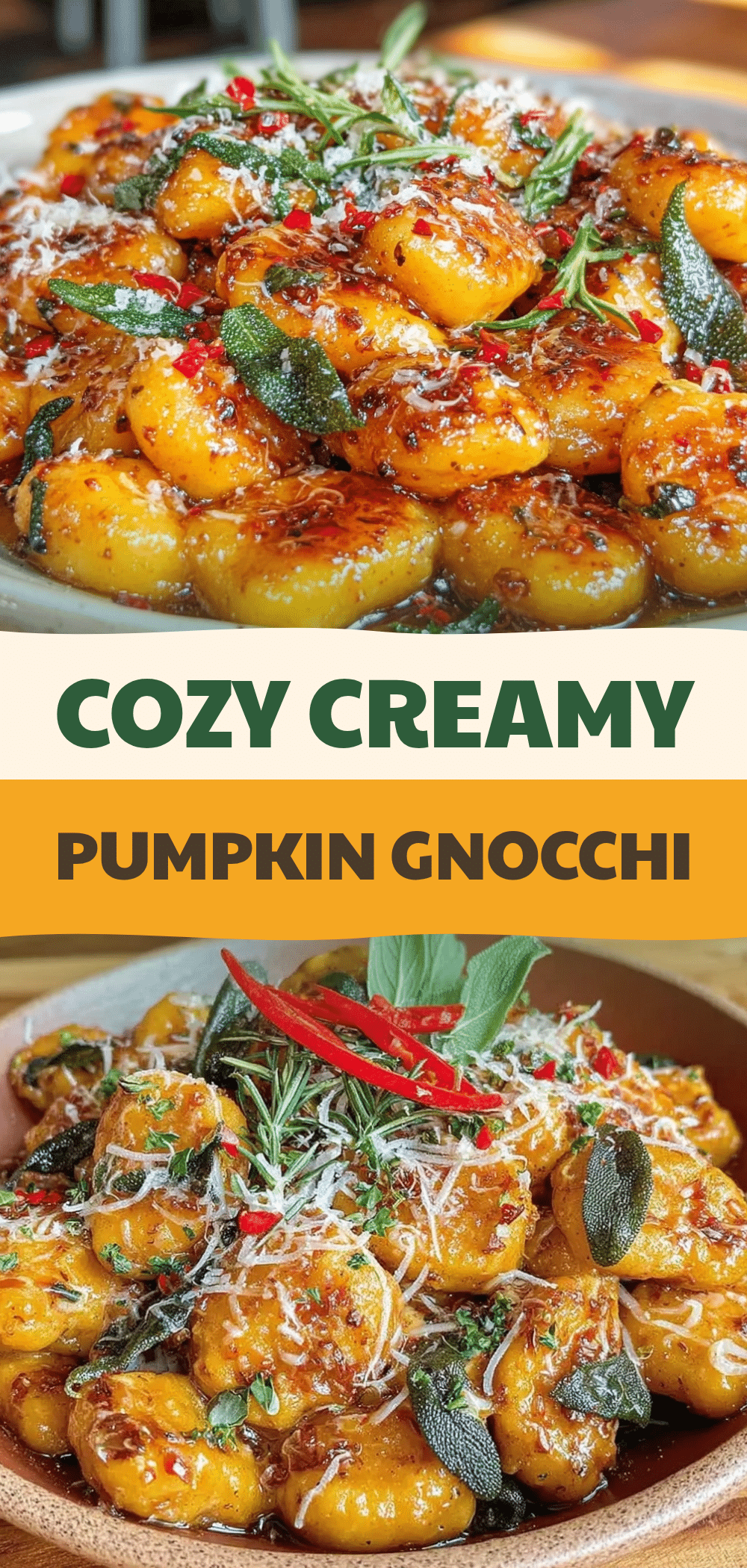 Homemade Creamy Pumpkin Gnocchi in Brown Butter Sage 5 Creamy Pumpkin Gnocchi recipe