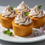 creamy pumpkin mousse cups - featured image
