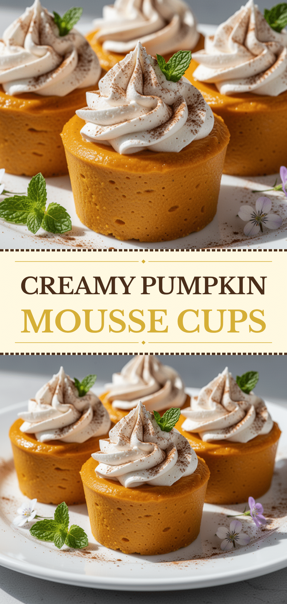 Creamy Pumpkin Mousse Cups: Easy Fall Dessert 5 creamy pumpkin mousse cups recipe