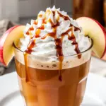creamy salted caramel apple cider - featured image