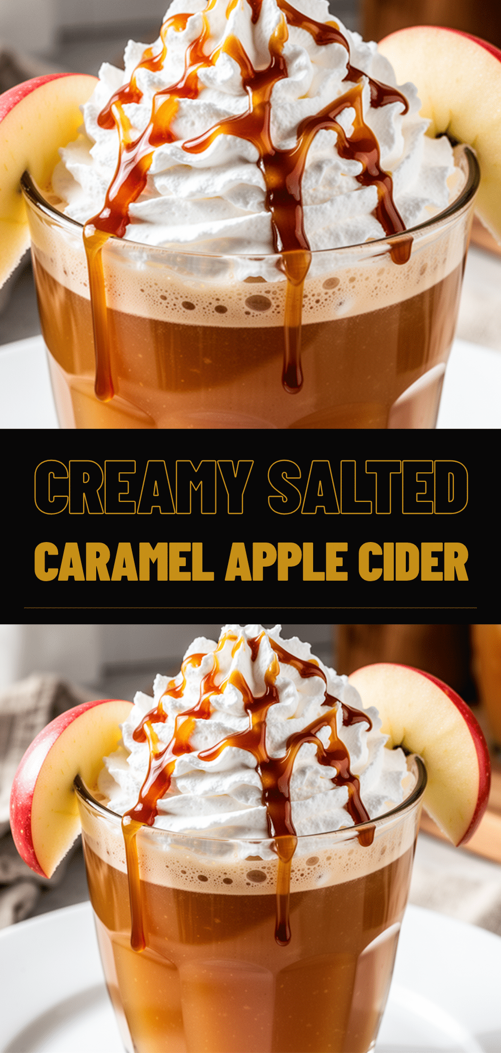 Creamy Salted Caramel Apple Cider: 5 Easy Cozy Winter Drink 5 creamy salted caramel apple cider recipe