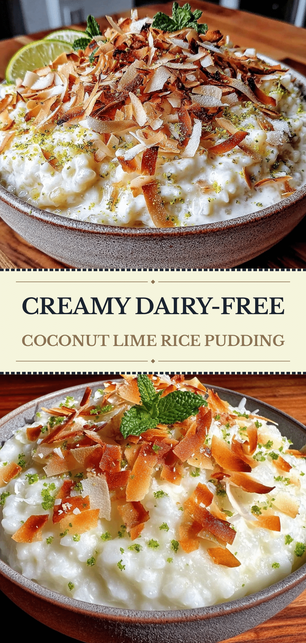 Dairy-Free Coconut Lime Rice Pudding: Easy 1-Pot 5pm Win 5 dairy-free coconut lime rice pudding recipe