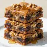 dates and walnut dessert bars - featured image
