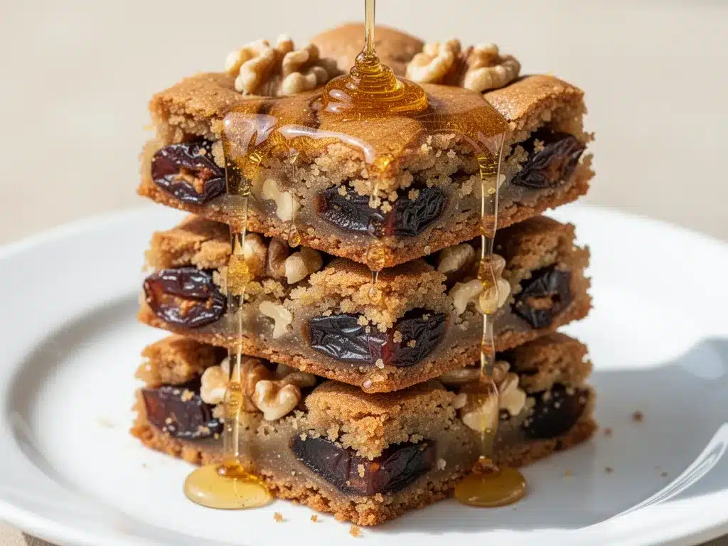 Dates and Walnut Dessert Bars: Best Easy 4-Ingredient Recipe 4 dates and walnut dessert bars preparation steps