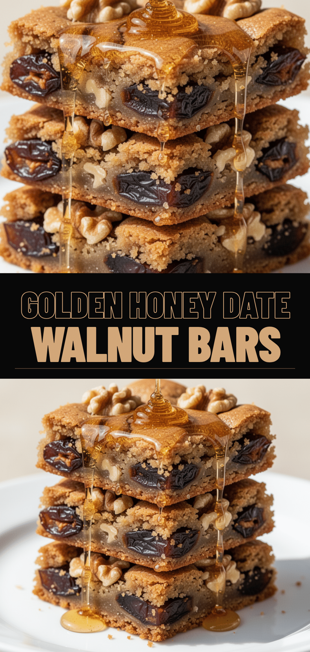 Dates and Walnut Dessert Bars: Best Easy 4-Ingredient Recipe 5 dates and walnut dessert bars recipe
