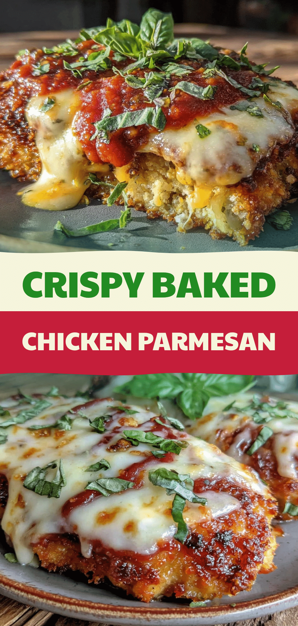 Easy Baked Chicken Parmesan for One: No Leftovers 5 Easy Baked Chicken Parmesan for One recipe