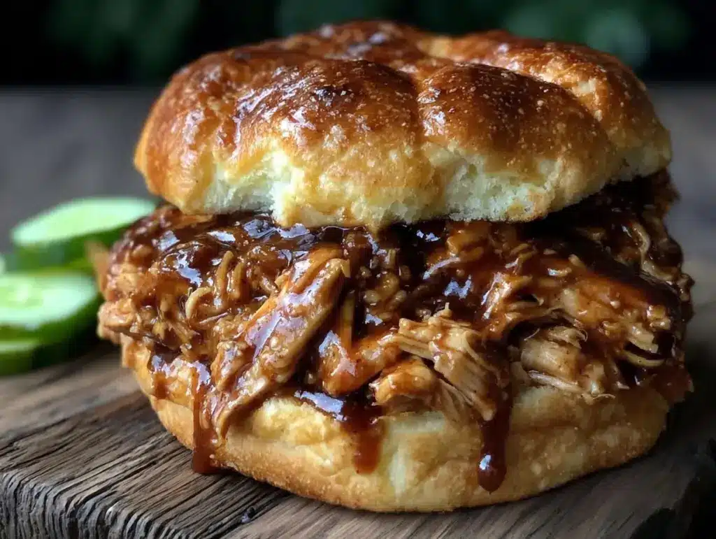 easy bbq chicken sandwiches for game day - featured image