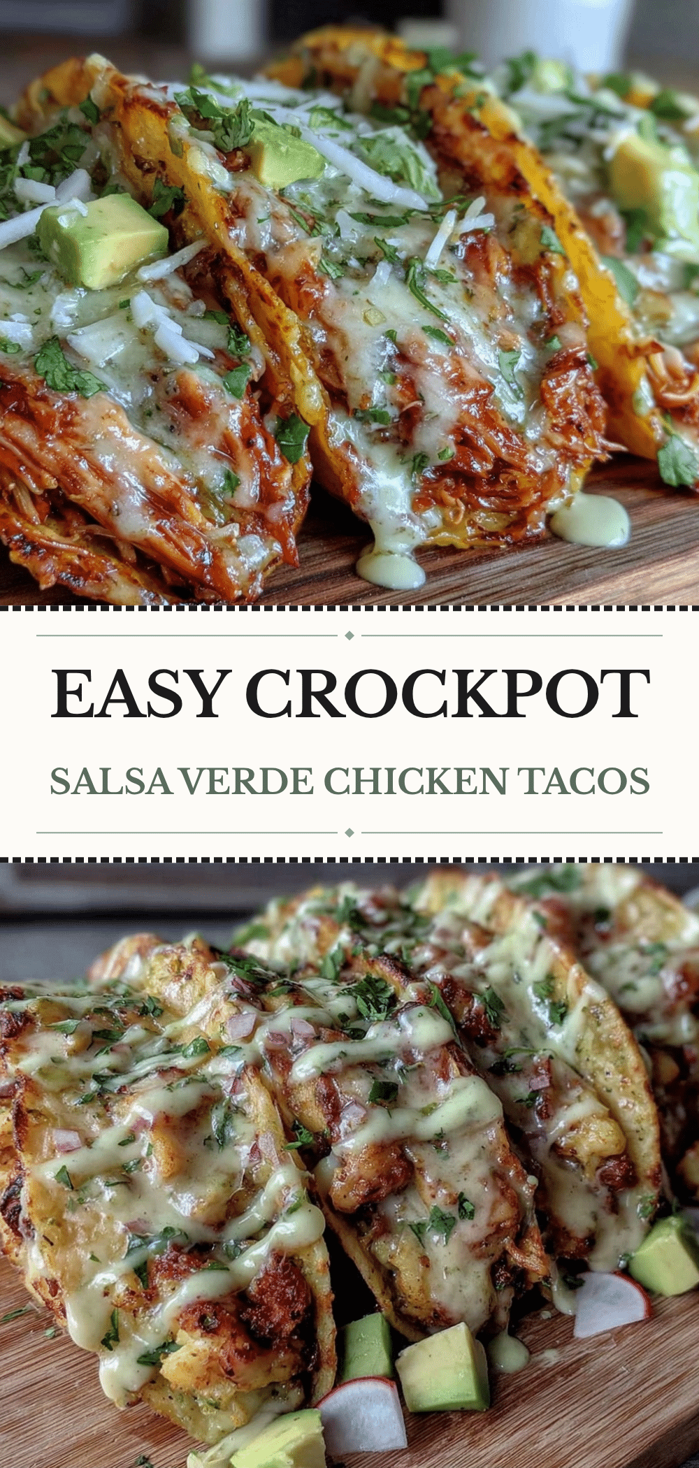Easy Crockpot Salsa Verde Chicken Tacos 5 easy crockpot salsa verde chicken tacos recipe
