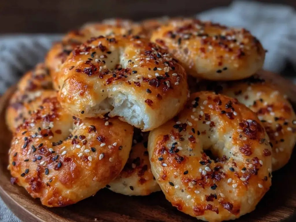 easy homemade everything bagels - featured image