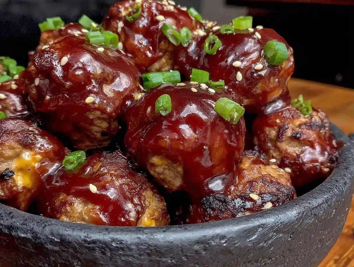 Easy Honey BBQ Meatballs in Crockpot: Tasty Global Twist 4 Easy Honey BBQ Meatballs in Crockpot preparation steps