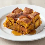 easy pumpkin bread pudding - featured image