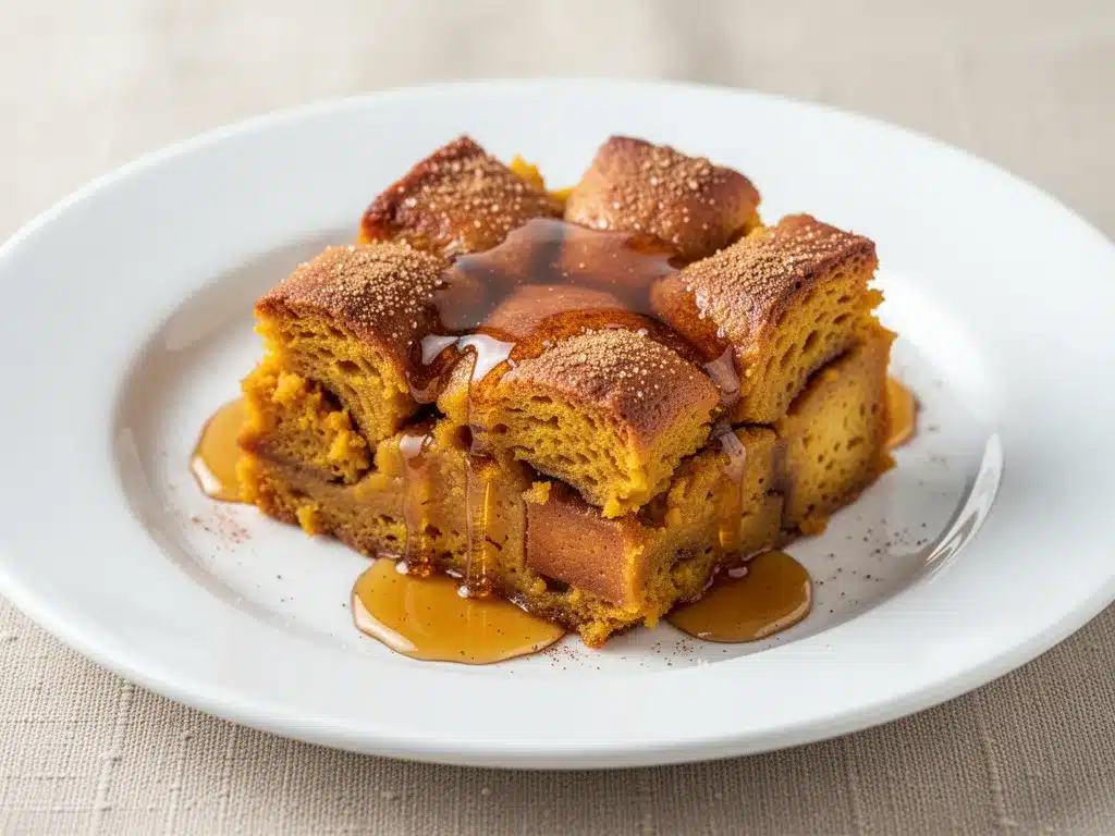Easy Pumpkin Bread Pudding: Best Cozy Fall Dessert 4 easy pumpkin bread pudding preparation steps