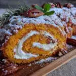 easy pumpkin roll - featured image