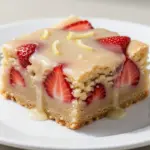 Easy Strawberry Shortbread Bars - featured image