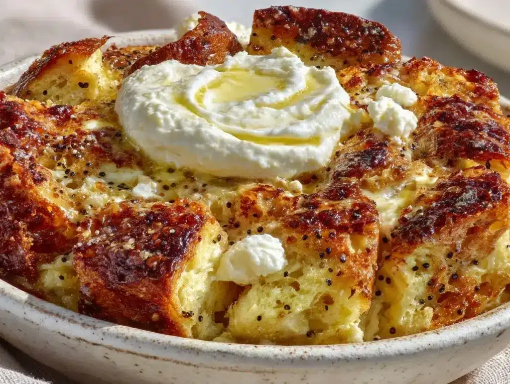 Everything Bagel Strata - featured image