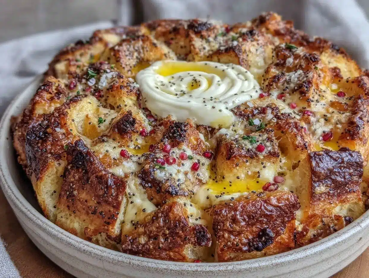 Everything Bagel Strata: Easy Yom Kippur Break Fast 4 Everything Bagel Strata preparation steps